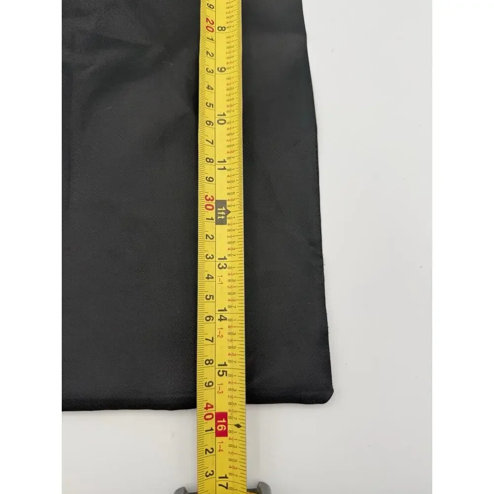 Authentic Prada Linea Rossa Black Nylon Drawstring Dust Bag Pouch 16